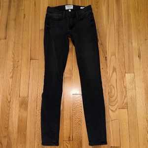 FRAME black skinny jeans